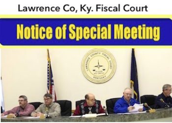 SPECIAL MEETING OF FISCAL COURT TO ANNOUNCE $500,000 FOR SPANKEM BR. ROAD
