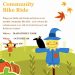 COME JOIN THE OCTOBER COMMUNITY BIKE RIDE
