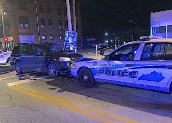 LPD OFFICER FLOWN OUT AFTER COLLISION IN CITY