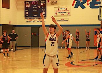 REBELS WIN THIRD STRAIGHT, MOLLETTE SINKS 7 THREE POINTERS