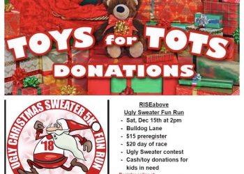Louisa Police Dept. and Louisa Fire Dept. Work together for “Toys for Tots”