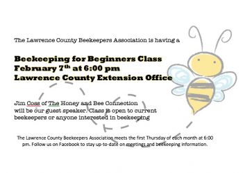 LAWRENCE BEEKEEPERS ASSN. HOSTING BEGINNERS CLASS FEB. 7