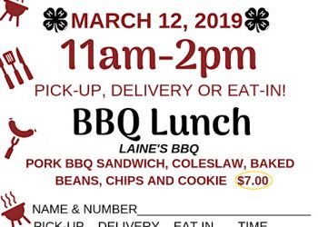 GET A BBQ LUNCH, SUPPORT LAWRENCE CO. 4-H
