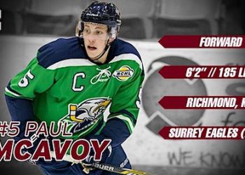 NEIGHBORING RICHMOND’S PAUL MCCOY COULD BE KY’S FIRST NHL PLAYER