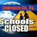 LAWRENCE CO. SCHOOLS CLOSED MONDAY, TUESDAY