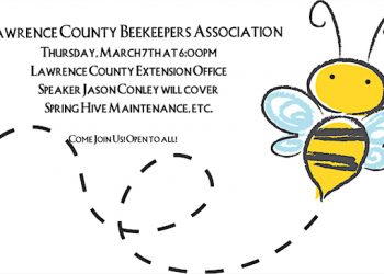 LAWRENCE CO. BEEKEEPERS ASSN. MEETING, THURSDAY MARCH 7