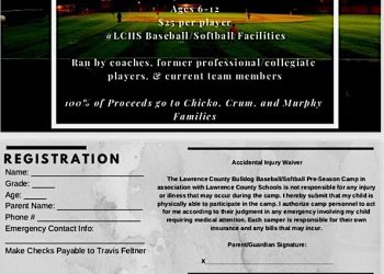 LCHS PRESEASON BASEBALL/SOFTBALL CAMP THIS WEEKEND