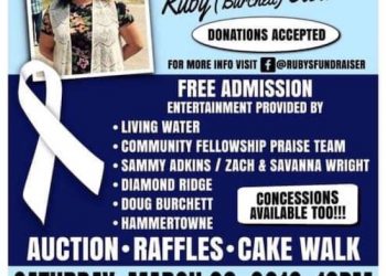 BENEFIT FUNDRAISER FOR RUBY BURCHETT CANTRELL