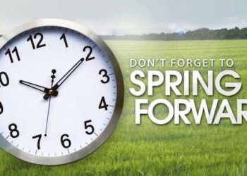 Daylight Saving Time begins Sunday, MARCH 10