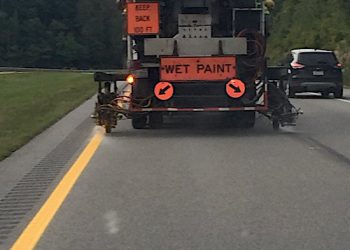 2019 PAVEMENT MARKING, STRIPING UNDERWAY