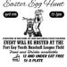 BIG EASTER EGG HUNT APRIL 20TH IN FT. GAY