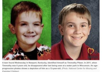 SUSPECT IS NOT  MISSING BOY FROM SEVEN YEARS AGO: ARRESTED BY POLICE