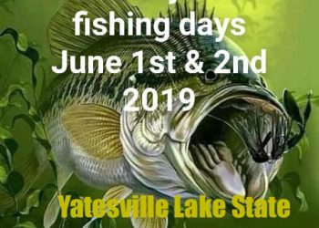 FREE FISHING DAY AT YATESVILLE LAKE JUNE 1 AND 2
