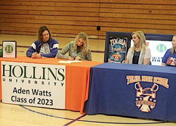 TOLSIA’S ADEN WATTS SIGNS WITH HOLLINS UNIVERSITY FOR VOLLEYBALL