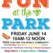 CHURCH GROUP TO HOST ‘FUN AT THE PARK’ DAY