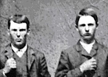 Bank of Huntington Robbed by James Gang: Sept. 6, 1875