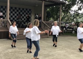 RAIN DOESN’T DAMPEN ENTHUSIASM FOR JULY ‘THIRD THURSDAY’ IN LOUISA PARK