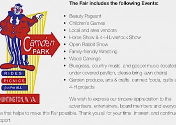 WAYNE COUNTY FAIR TO START TUESDAY AT CAMDEN PARK