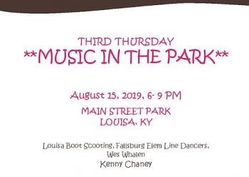 THIRD THURSDAY ‘MUSIC IN THE PARK’ AUGUST 15