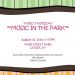 THIRD THURSDAY ‘MUSIC IN THE PARK’ AUGUST 15