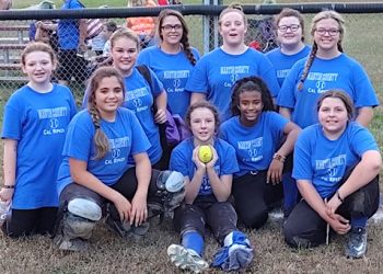 Blue team wins Martin Co. Girls 12U Fall Softball League