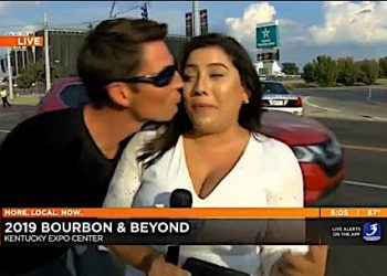 TV reporter kissed on air by man says she felt ‘powerless’