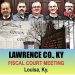 LAWRENCE COUNTY FISCAL COURT OCTOBER MEETING AGENDA ANNOUNCED