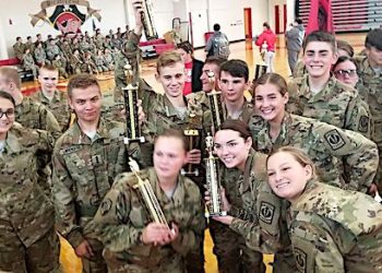 LCHS BULLDOG BATTALION ARMY JROTC EARNS FIRST PLACE OVERALL!