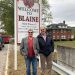 BLAINE GETS A NEW SIGN, TALK OF REVIVING CITY GOVERNMENT