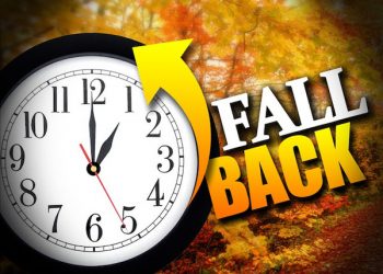 Fall time change is Sunday, Nov. 3