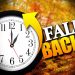 Fall time change is Sunday, Nov. 3