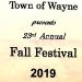Town of Wayne, WV presents 23rd annual Fall Festival October 11 & 12th in downtown Wayne