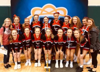 Bulldog Cheerleaders Runner Up in Hoosier Championship, Earn trip to Florida