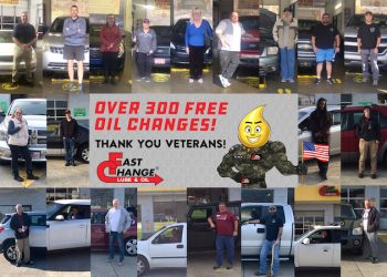 Fast Change gives back to the military with free oil changes