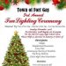 Ft. Gay Tree Lighting Ceremony today at 6:00 pm