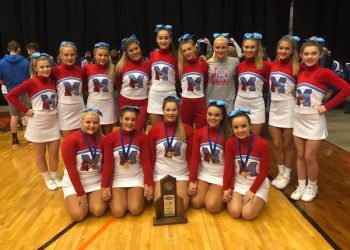 Local Cheerleaders competed at KAPOS Regional Cheer Competition this weekend