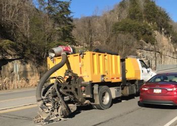 Contractor starts installation of 9,396 inlaid pavement markers on eight roadways in Highway District 12