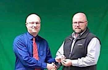 LC Constable Daniel Castle receives award for most drug arrests