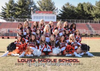 Louisa Middle Cheerleaders heading for National Championships