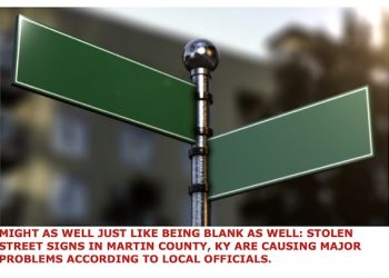 SIGNS OF THE TIMES? MARTIN COUNTY OFFICIALS WARN AGAINST GROWING PROBLEM IF SIGN THEFTS