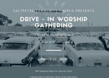 DRIVE-IN WORSHIP GATHERING IN FT. GAY MARCH 22
