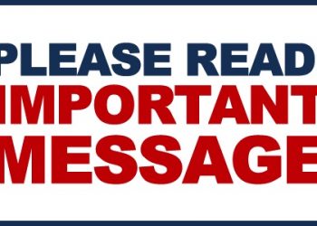 IMPORTANT MESSAGE FROM THE CITY OF LOUISA