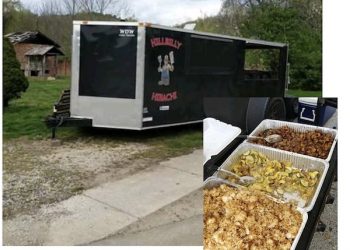 Hillbilly Hibachi serving local school aged children free meals during the Covid-19 Pandemic