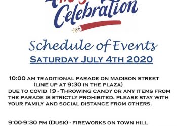 MAYOR ANNOUNCES 4TH OF JULY FESTIVITIES FOR THIS WEEK