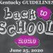 MASKS MANDATORY IN  INITIAL GUIDELINES FOR 20-21 SCHOOL YEAR BY STATE GOVERNMENT