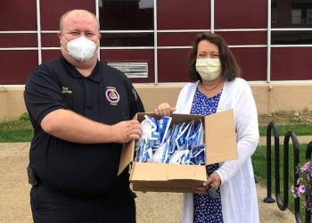 LOCAL EMS MANAGEMENT GETS PPE’S FROM DOCTOR’S GROUP