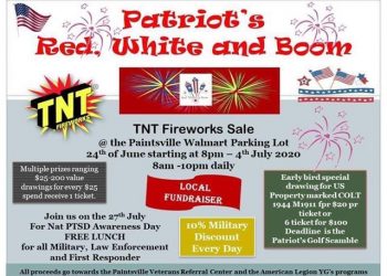 AMERICAN LEGION YOUTH GROUP SPONSORING FIREWORKS SALE
