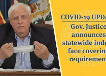W.VA. GOVERNOR ORDERS MASKS IN ALL INDOOR SPACES EFFECTIVE TODAY, JULY 7