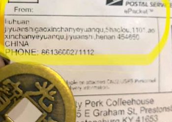 EAST KENTUCKY RESIDENTS RECEIVING ‘PACKAGES OF MASKS FROM CHINA, SHERIFF SAYS