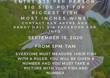 BIG SANDY RIVER CATFISH TOURNEY SEPTEMBER 19